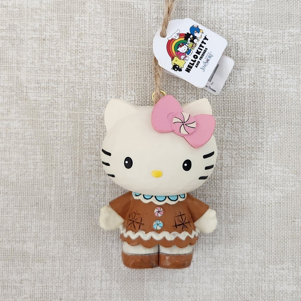 Jim Shore Hello Kitty Gingerbread Ornament - 2025 Christmas - New NWT